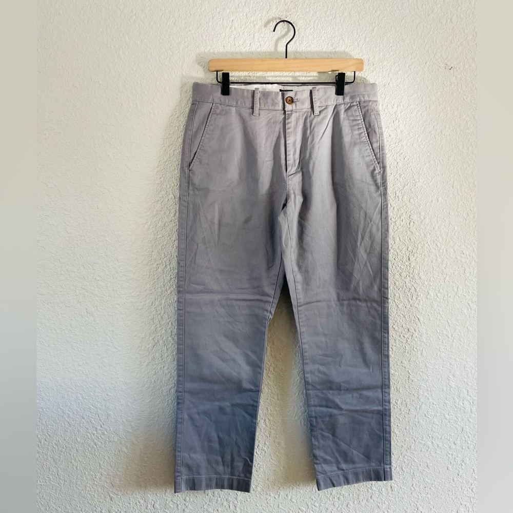 J.Crew Flex Straight Leg Chino in Grey NWT 33 x 30